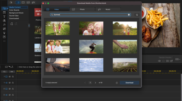 Cyberlink’s Shutterstock library accessible to Director users