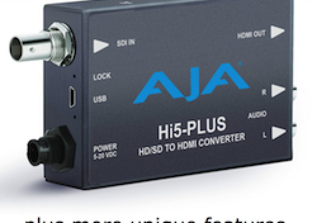 AJA converts PsF-to-progressive with new Hi5-Plus converter 9