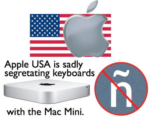 Apple USA unfortunately segregates Mac Mini's keyboard options 9