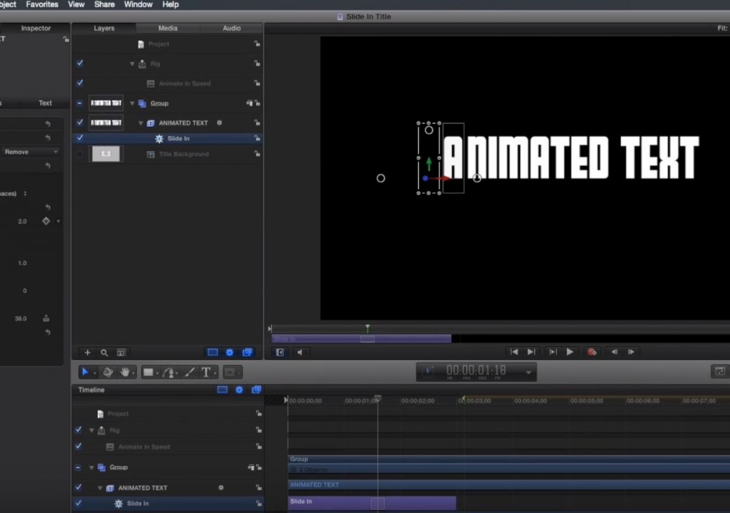 Rigging Behaviors in Motion for Final Cut Pro X 1