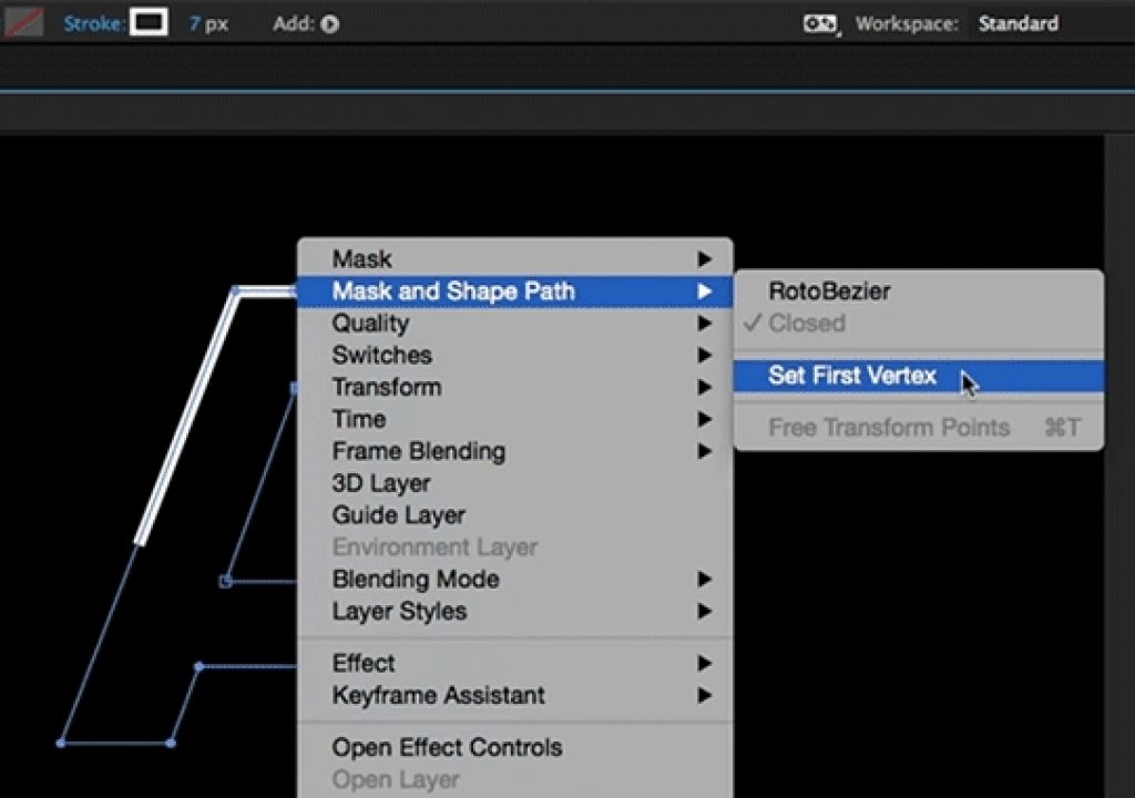 After Effects Hidden Gems: Set First Vertex 1
