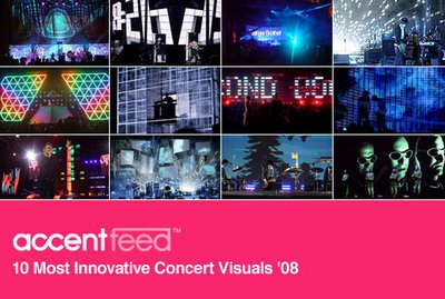 10 Most Innovative Concert Visuals '08 5