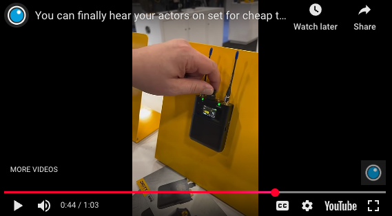 PVC at NAB 2025 - Deity microphones allows you to afforably hear your actors on set 1
