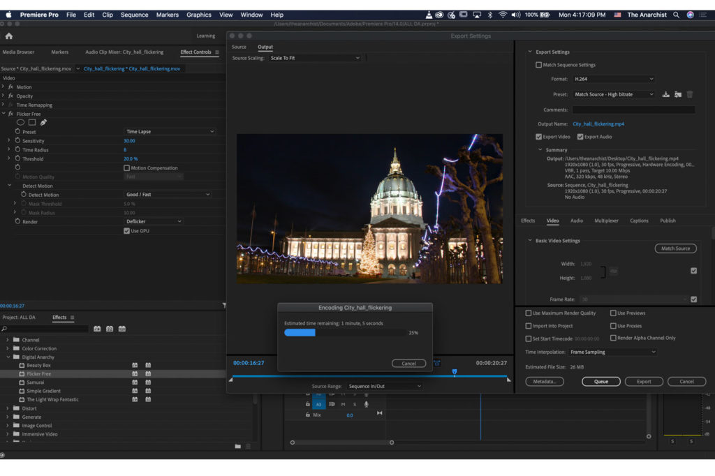 Digital Anarchy family of VFX plugins updated for all NLEs