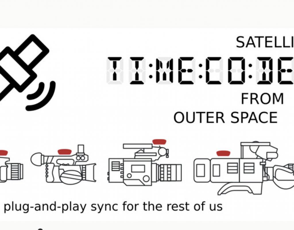 DISH: timecode sync using satellite dishes