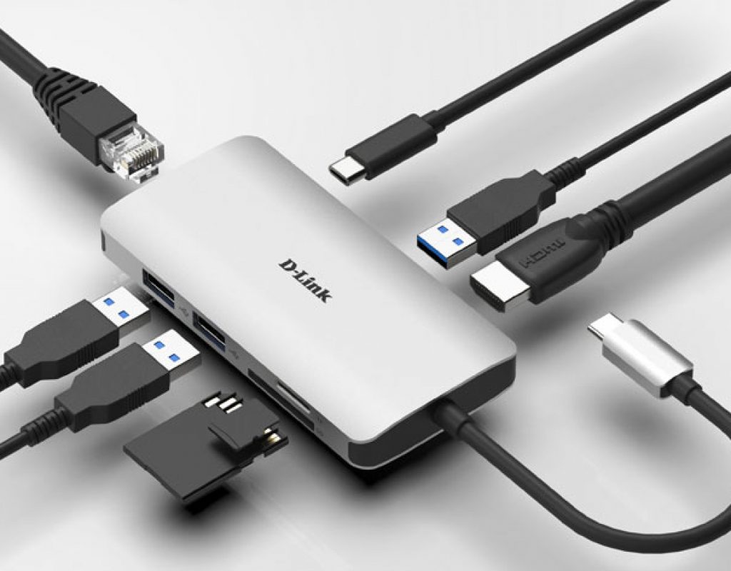 D-Link USB-C adapters: connection, power and extra displays up to 4K 1