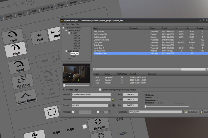DRS Nova 2.3 has new features for digital film restoration