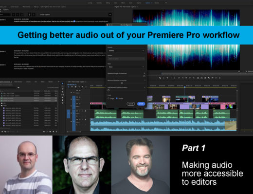 Making audio more accessible to editors 5