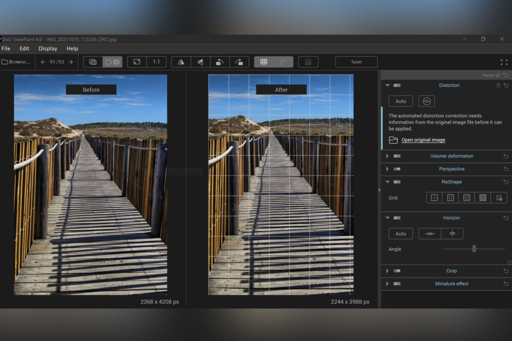 DxO ViewPoint 4: a tool for perfect geometry and perspective