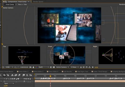 After Effects Apprentice Free Video: Adding 3D Lighting to a Scene 33