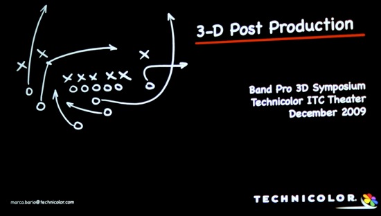 Band Pro's 3D Symposium - all the latest greatest for acquisition and post for stereoscopic imaging 1