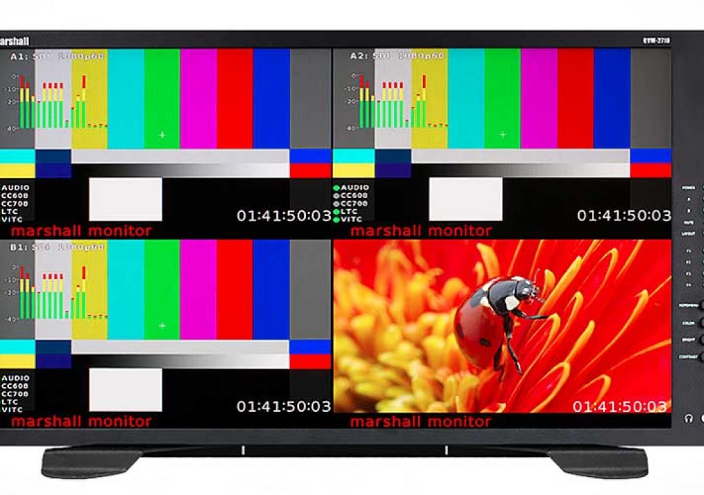 Marshall Electronics QVW-2710 Quad-Viewer Monitor 1