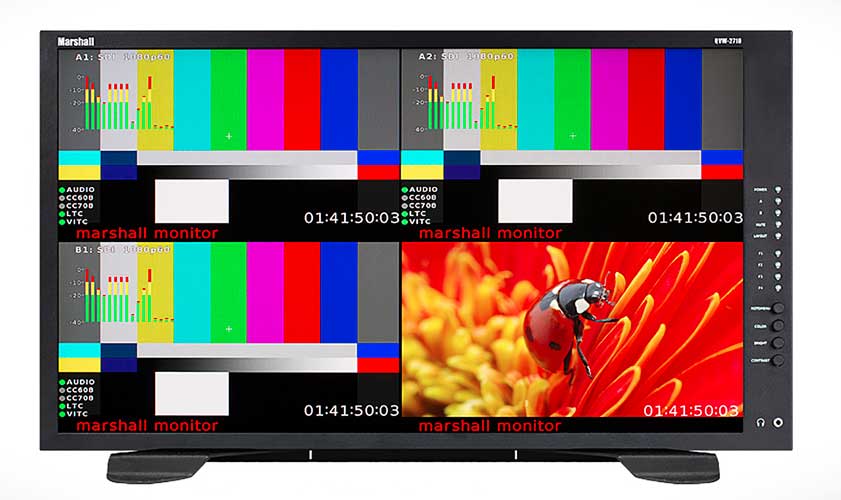 Marshall Electronics QVW-2710 Quad-Viewer Monitor 2