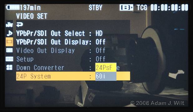 PMW-EX1 Firmware 1.11 5