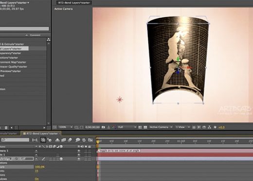 After Effects Apprentice Free Video: Bending Layers in AE CS6 24