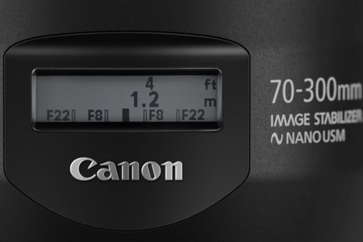 New Nano USM lens brings back DOF scale