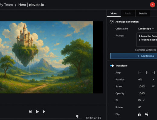 Shared team folders and AI image generation are now in elevate.io