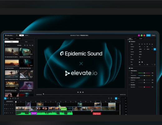 Epidemic Sound’s music catalogue integrated into elevate.io