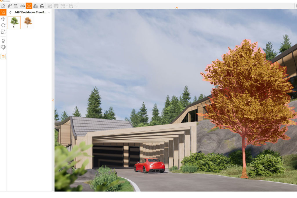 Enscape 3.5 has a growing library of digital humans