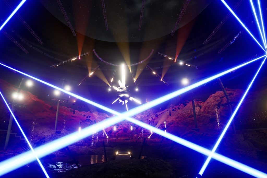 How to previsualize complex live lighting and effects with Unreal