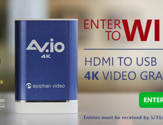 Win an Epiphan AV.io 4K Video Grabber from Videoguys.com 6