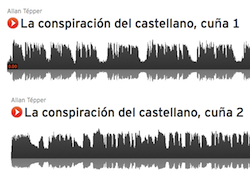 Radio spot production: 30-second spots for CASTILIAN CONSPIRACY books 57