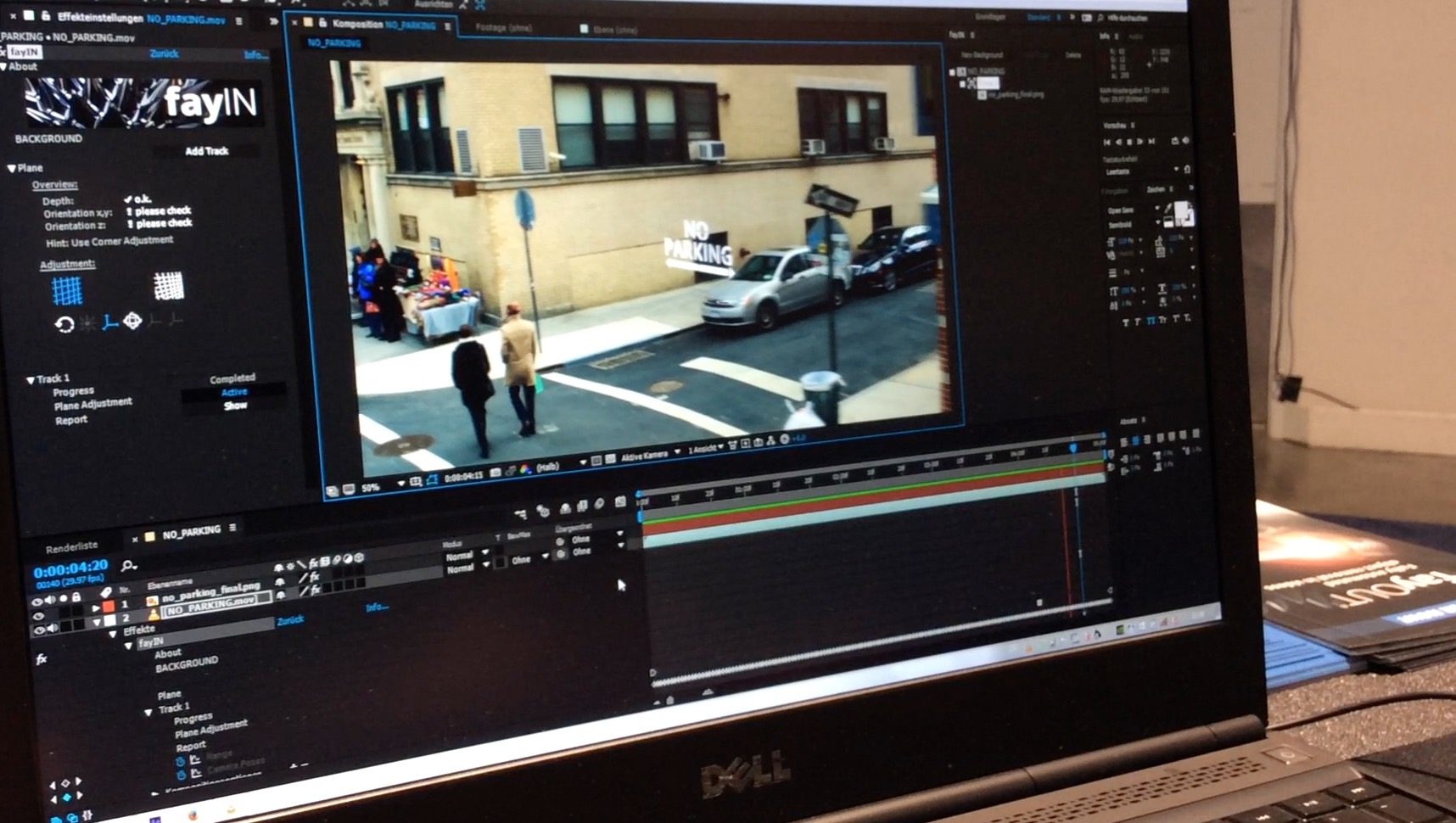 NAB 2016 - fayteq and their Matchmoving Plug-in for After Effects fayIN 9