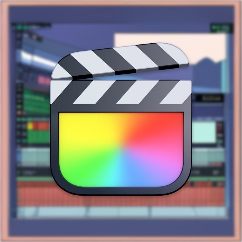 The Final Cut Pro icon above an Image Playground illustration of Final Cut Pro