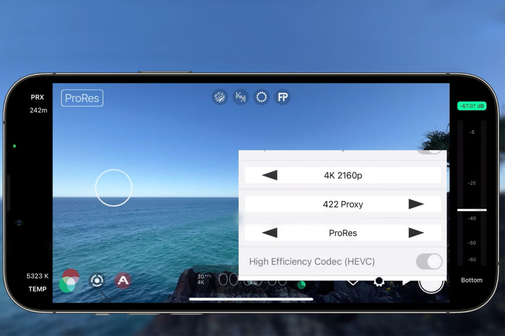 FiLMiC Pro: first mobile cinema camera with full ProRes support