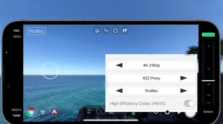 FiLMiC Pro: first mobile cinema camera with full ProRes support
