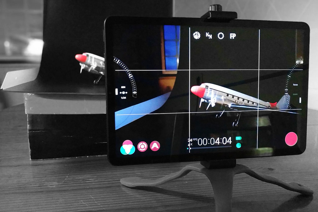 Review: using FiLMiC Pro with a large tablet screen