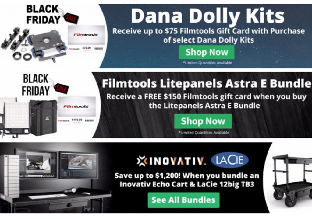 Black Friday Deals from Filmtools