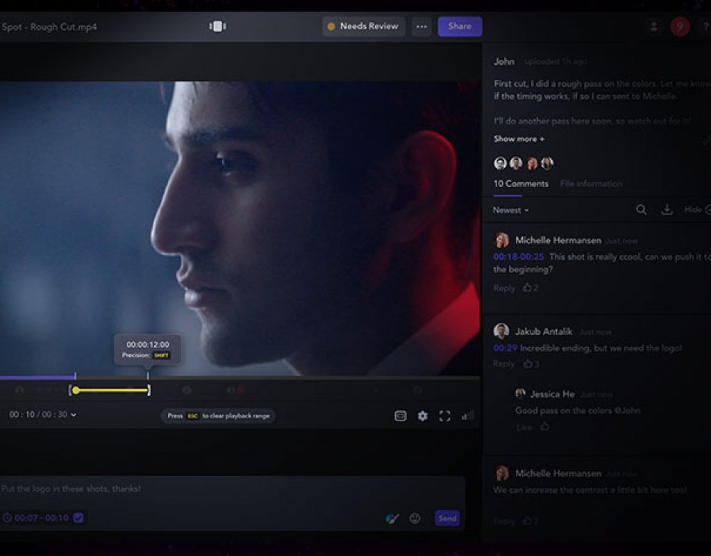 Frame.io v3.5: new features include secure sharing and media search