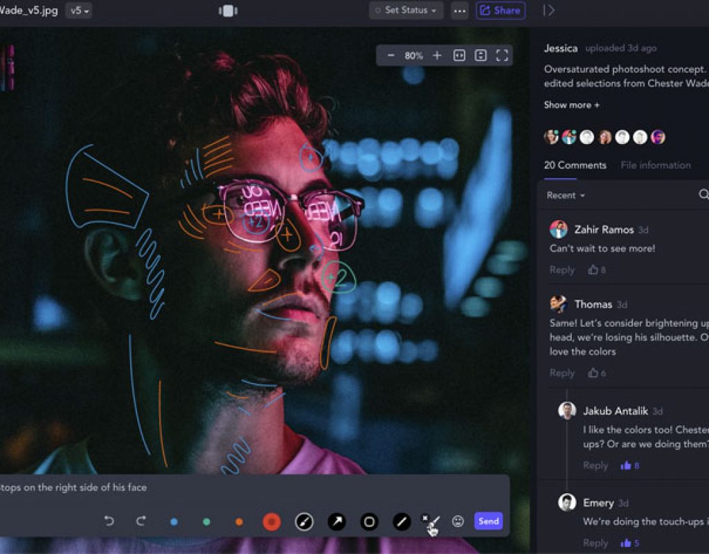 Frame.io Image Review: new image viewer for video, photos and graphics