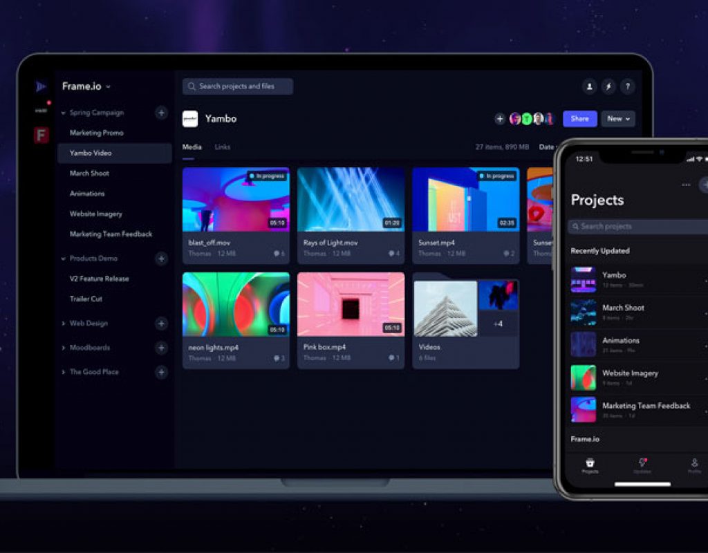 Frame.io: 10 new features to improve video collaboration