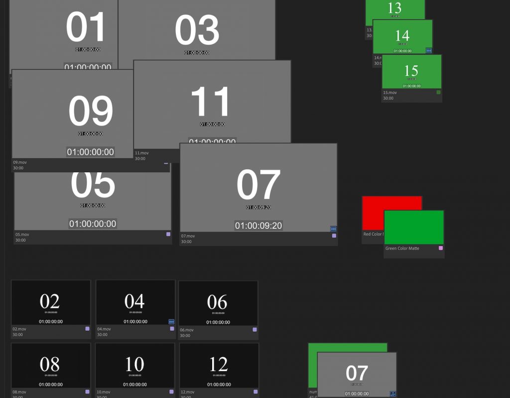 Adobe Premiere Pro Freeform view