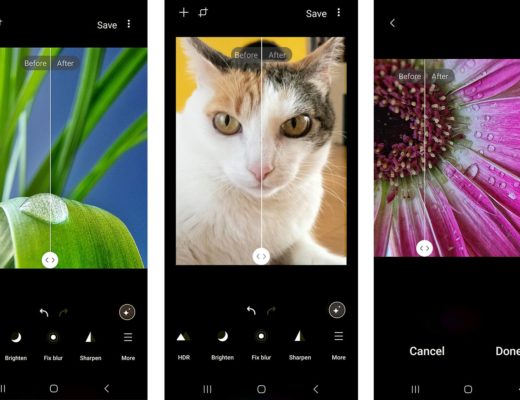 Galaxy Enhance-X app: image editing using the power of AI