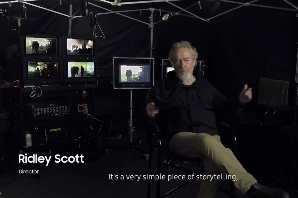 Ridley Scott and Charlie Kaufman shoot with Samsung smartphones