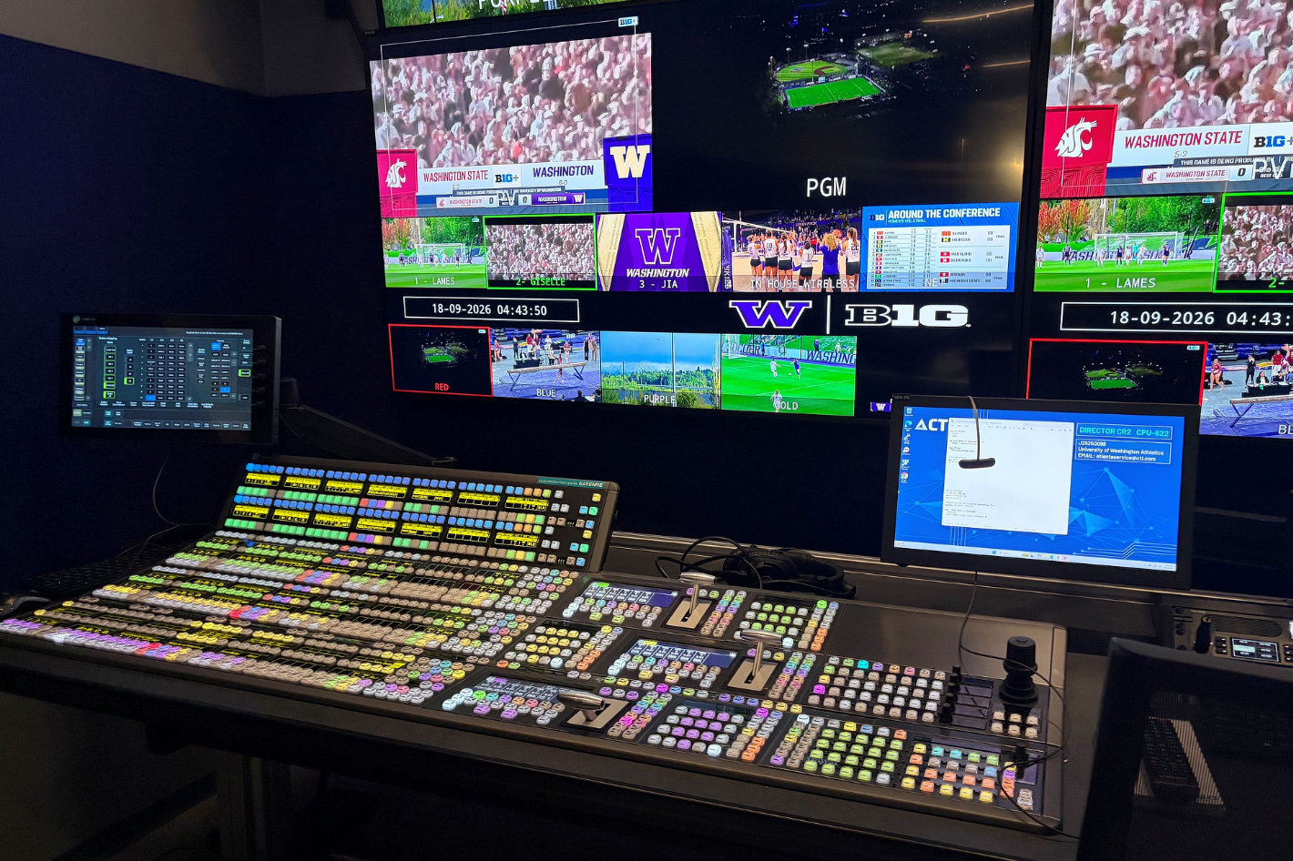 University of Washington: new IP production facility uses Grass Valley 7