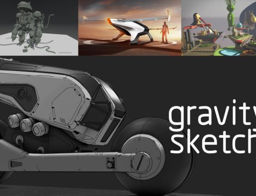 Gravity Sketch: set design and storyboarding in VR