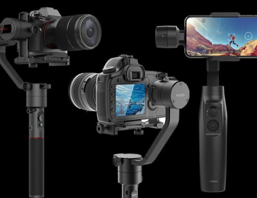 MOZA Mini-MI, the world’s first wireless phone charging gimbal