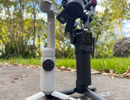 Two Small Gimbals - The Insta360 Flow Pro and the DJI RS 3 Mini 12