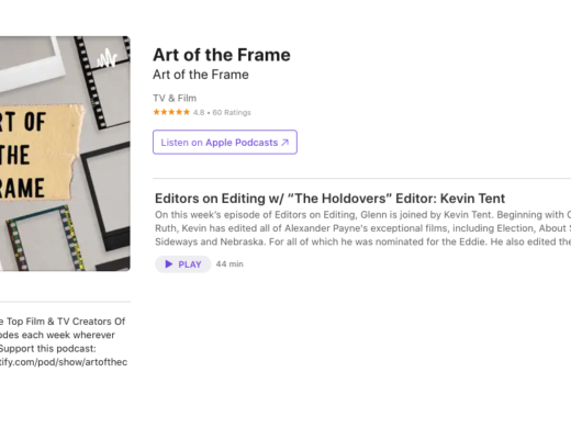 Art of the Frame Podcast: Editors on Editing with “The Holdovers” Editor: Kevin Tent 7
