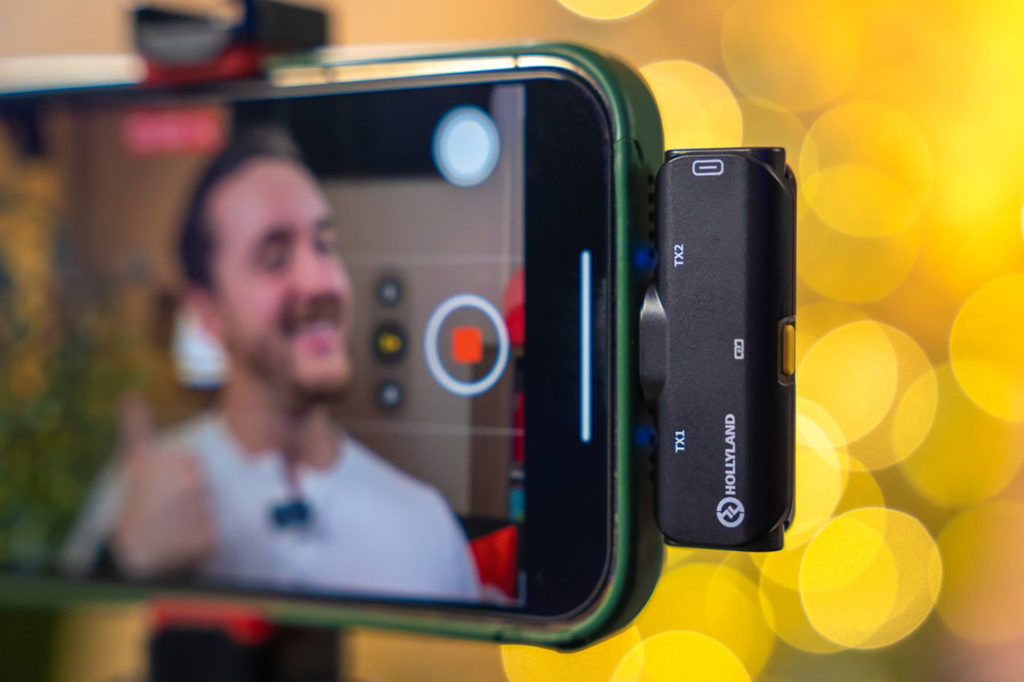 Hollyland’s Lark C1 wireless microphone for iPhone and Android