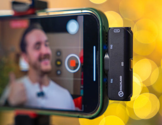 Hollyland’s Lark C1 wireless microphone for iPhone and Android