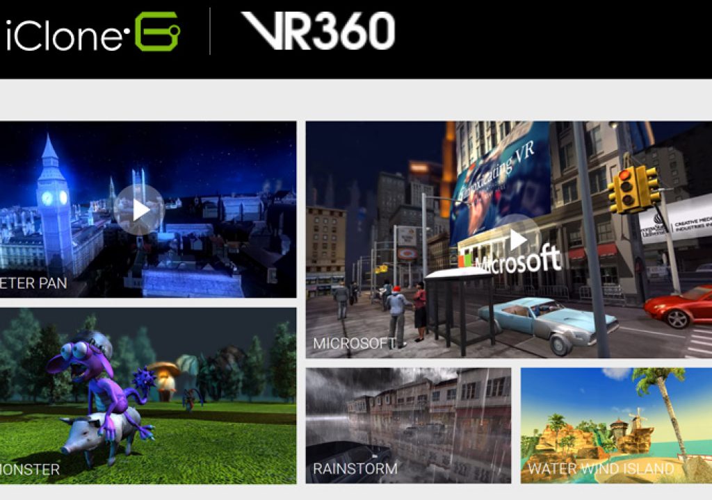 IClone 6.5 gets 360 video