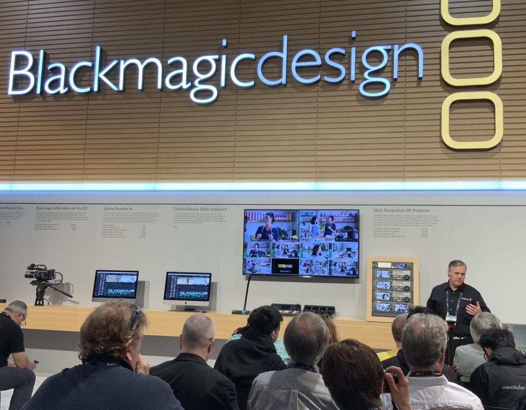 Blackmagic Design NAB press conference and DaVinci Resolve 16 17