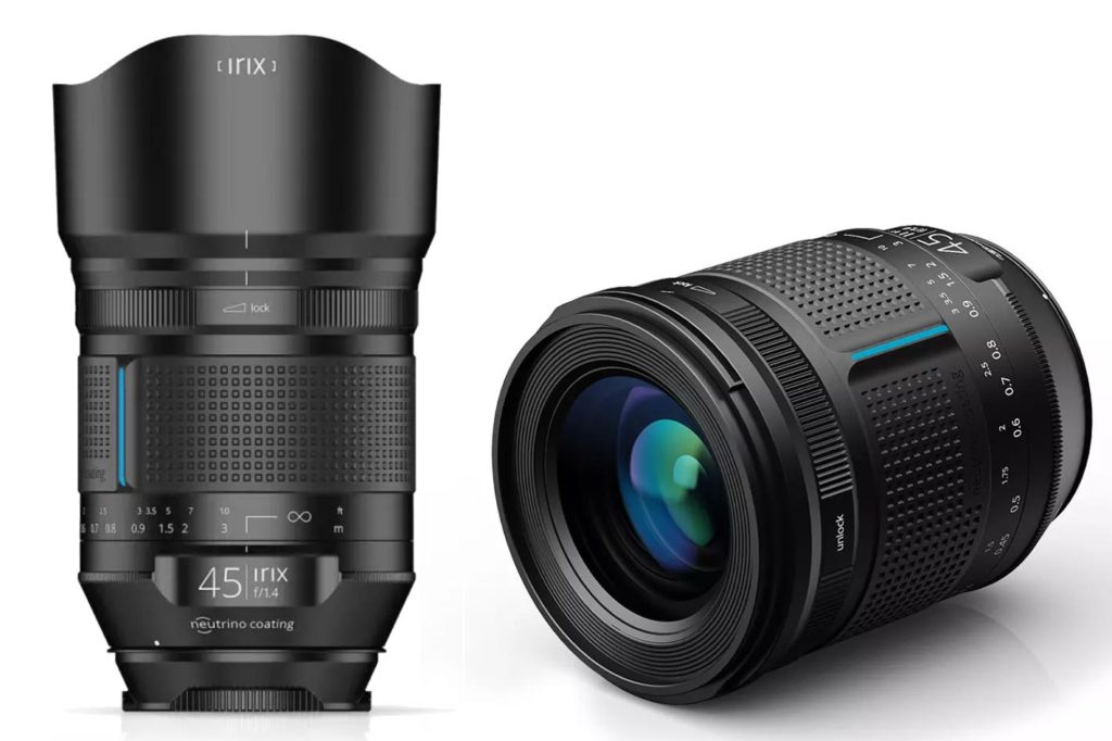 New Irix 45mm f/1.4 lens for Fujifilm GFX cameras