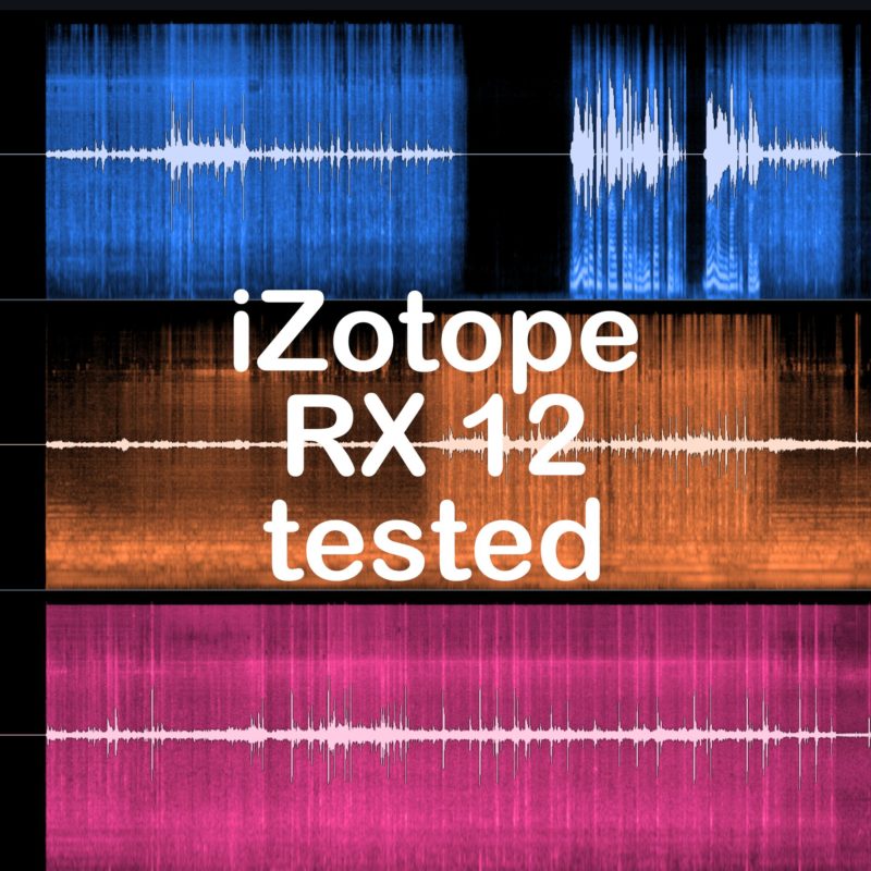 iZotope RX 12 Shootout 1