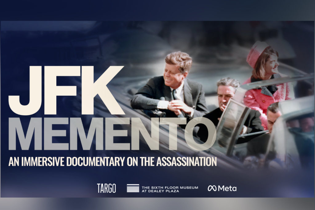 JFK Memento: using VR to explore the 1963 historical events
